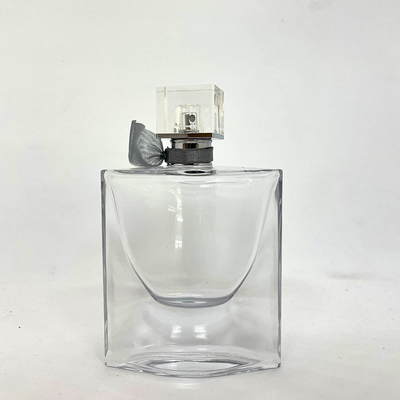 empacotamento vazio dos cosméticos da garrafa do Subpackage do pulverizador da imprensa do vidro de garrafa do perfume 100ml