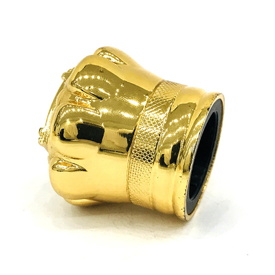 Tipo tampões da coroa de garrafa de alumínio do perfume de Zamak da cor do ouro