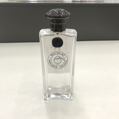 Tampa de garrafa de perfume Zamac personalizada para marca de perfume