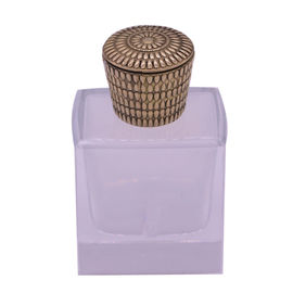 Teste padrão retro da gota luxuosa da água do projeto da patente da tampa do tampão do perfume de Zamac do metal