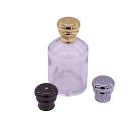 Do tampão feito sob encomenda do perfume da forma tampões plásticos pretos ligas de zinco do pulverizador de perfume