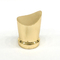 O cilindro liga de zinco criativo do chapeamento de ouro dá forma ao metal Zamac perfuma o tampão de garrafa