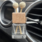 Vidro quadrado da braçadeira da tomada de ar do veículo do condicionamento de ar do carro com tampão de madeira