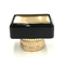 Recipiente de Perfumes Zamak personalizado 41*29*30mm com tampas de ouro/prata