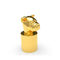 Tampões de garrafa feitos sob encomenda do perfume do ISO 9001 de Fasion do ouro da cabeça de cão