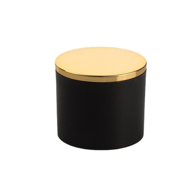 Personalização de empacotamento cosmética do tampão plástico preto redondo do perfume