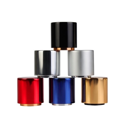 A cor plástica luxuosa do tampão do perfume do preto do OEM pode ser personalizada