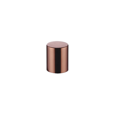 Opções múltiplas personalizadas da cor de Logo Metal Perfume Cylindrical Cap