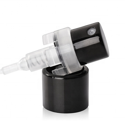 Bocal preto personalizado PP/material de alumínio da garrafa de perfume de 360 graus
