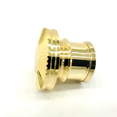 Tampões de garrafa de alumínio do perfume de Zamak da cor clássica feita sob encomenda do ouro
