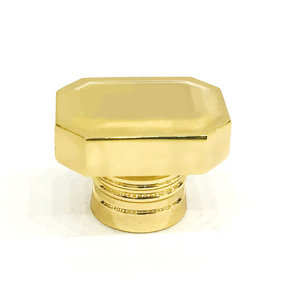 O metal liga de zinco clássico Zamak da forma do retângulo do chapeamento de ouro perfuma o tampão de garrafa