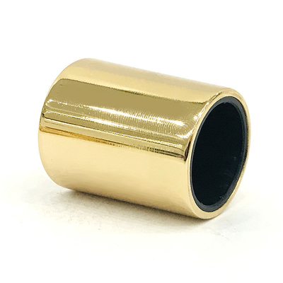 O metal liga de zinco clássico Zamak da forma do cilindro do chapeamento de ouro perfuma o tampão de garrafa