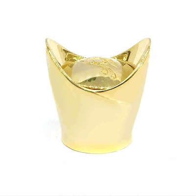 O metal bonito feito-à-medida Zamak da cor do ouro perfuma o tampão de garrafa