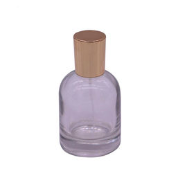 Tampões de garrafa de vidro do perfume, parte superior dourada Iids da cor da tampa da garrafa do creme de Zamac