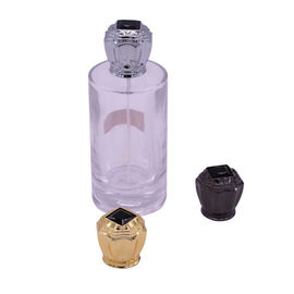 Cristal em tampões de garrafa de vidro extravagantes superiores de Zamak para perfumes da produção