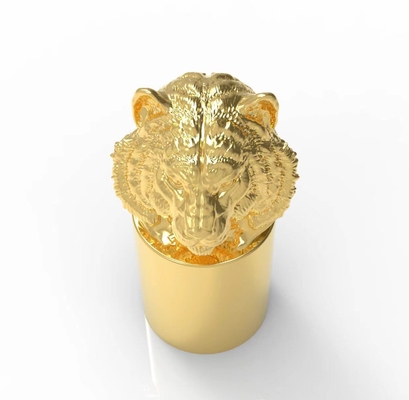 comprar Estética alta liga de zinco amigável de Lion Head Perfume Bottle Cap Eco online manufacture