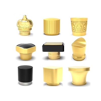 comprar Tampa luxuosa personalizada original da garrafa de perfume da resina, tampão feito sob encomenda do perfume do metal online manufacture