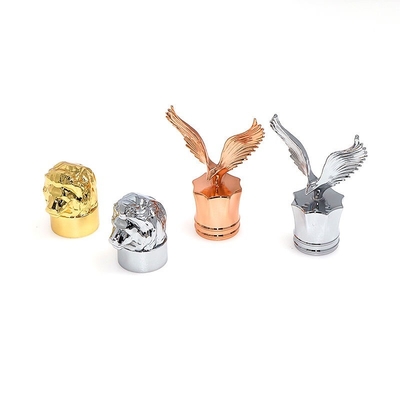 comprar O ouro chapeou a personalização de empacotamento cosmética dos tampões do perfume de Zamak online manufacture