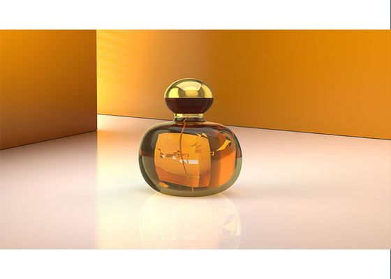 comprar Tipo excelente de Zamac do metal transparente da tampa da garrafa de perfume do ouro da prata do estilo da bola online manufacture