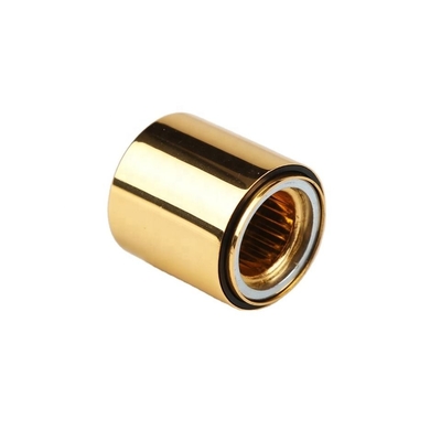 comprar Personalização de superfície da cor do tampão luxuoso de alumínio dourado brilhante do perfume online manufacture