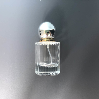 comprar Os cosméticos de vidro portáteis da garrafa do sub do perfume da barra vertical do tampão da bola da garrafa de perfume da parte alta 30ML pulverizam a garrafa vazia da garrafa online manufacture