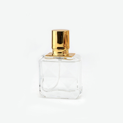 comprar Garrafa portátil transparente de vidro do pulverizador de perfume da garrafa de perfume da garrafa de vidro do quadrado da garrafa de perfume 30ml do nível superior online manufacture