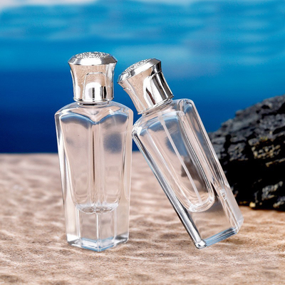 comprar garrafa de perfume da baioneta 50ml 15, parte inferior grossa, Diamond Shaped, parte inferior quadrada pequena, tampa exterior cinzelada, bot secundário dos cosméticos online manufacture