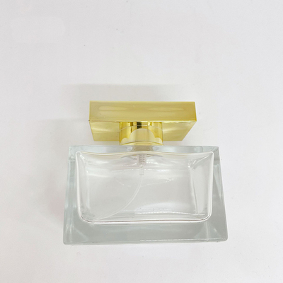 comprar Garrafa de perfume 100ml criativa com empacotamento do cosmético da baioneta da garrafa de vidro da garrafa do pulverizador do tampão de Zamak online manufacture