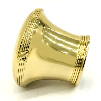 comprar Tampões de garrafa de alumínio do perfume de Zamak da cor clara feita sob encomenda do ouro online manufacture
