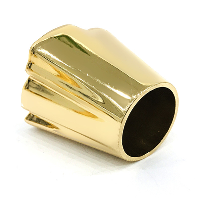 comprar O tipo feito sob encomenda ouro da flor da luz colore os tampões de garrafa de alumínio do perfume de Zamak online manufacture