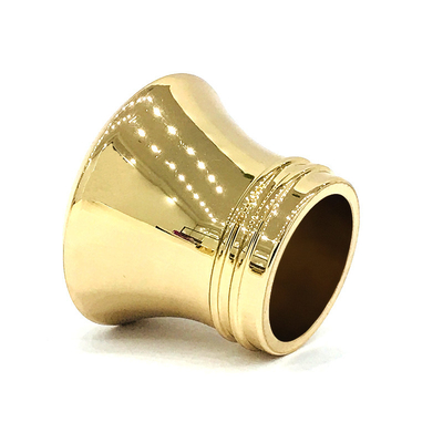 comprar A cara de espelho clássica do ouro do metal terminou tampões de garrafa do perfume de Zamac online manufacture