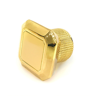 comprar O retângulo liga de zinco do ouro da venda quente clássica dá forma ao metal Zamac perfuma o tampão de garrafa online manufacture