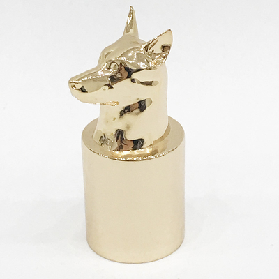 comprar Tampão de garrafa lustrado alto do perfume de Zamak da pressão do cão do metal online manufacture