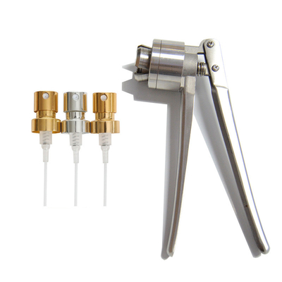 comprar Máquina manual da selagem da garrafa do pulverizador de perfume da máquina de Capping Clamp Capping do capsulador da garrafa de Cilin online manufacture