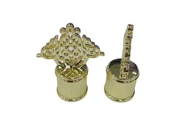comprar Produto de alta qualidade Capas de garrafas de perfume Capas metálicas Capas de perfume de liga de zinco online manufacture