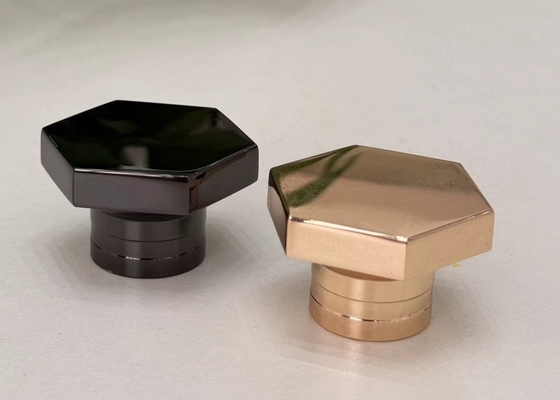 comprar Caixas de garrafas de perfume de forma hexagonal de liga de zinco cor e logotipo personalizados online manufacture