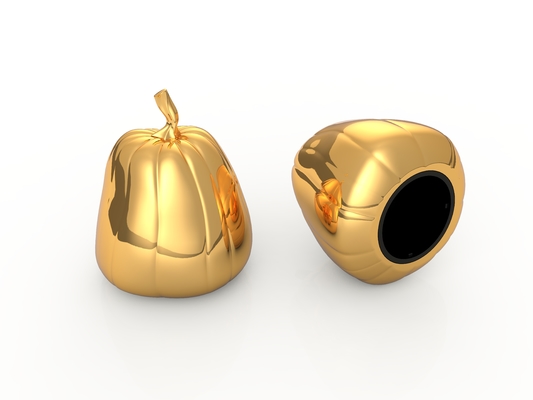 comprar Capas de garrafas de perfume de liga de zinco em forma de abóbora personalizáveis online manufacture