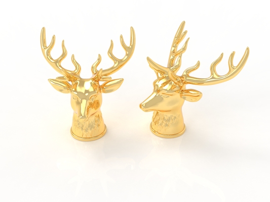 comprar Capuzes de perfume Zamak em forma de veado online manufacture