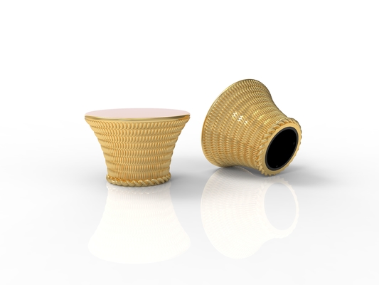 comprar Ouro Brilhante Caps de Perfumes Zamak personalizados em forma de T Caps de Perfumes de Zinco Caps de garrafas online manufacture