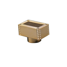 comprar Uso da garrafa do ouro da forma da decoração dos tampões de garrafa do perfume de Zamac do retângulo online manufacture