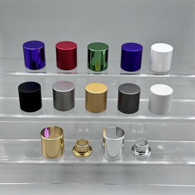 comprar Capas de perfume de metal de alumínio em forma de cilindro para garrafas de 15 garrafas online manufacture