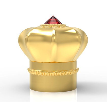 comprar ISO9001 Capa de garrafa de perfume de liga de zinco de vidro floral Fábrica Capa de metal Capa de zinco online manufacture