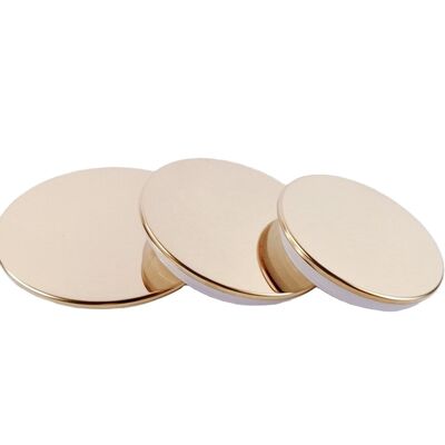 comprar Factory High End Zamac Candle Jar with Metal Candle Lid Gold Zinc Alloy Metal Lids  Bottle Caps & Closures for Candles online manufacture