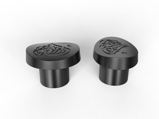 comprar Tampas de perfume Zamac em forma de T de alta qualidade de fábrica, tampas de perfume em liga de zinco Fabricação em linha