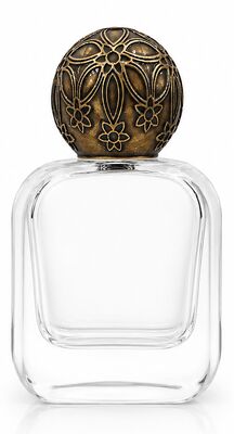 comprar Design Floral Vintage Logotipo personalizável Capuz de perfume de liga de zinco leve para garrafas de fragrâncias de luxo Fabricação em linha