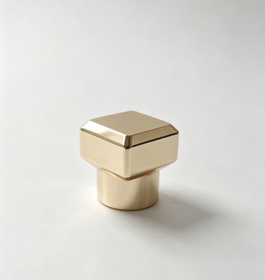 comprar Tampão de Garrafa de Perfume Minimalista em Liga de Zinco - Dourado de Alta Qualidade Fabricação em linha