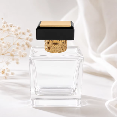 comprar Capas de perfume Zamac ovais de ouro revestidas de alto brilho, tampas de garrafas cosméticas de liga de zinco personalizadas para garrafas de perfume FEA15 Fabricação em linha