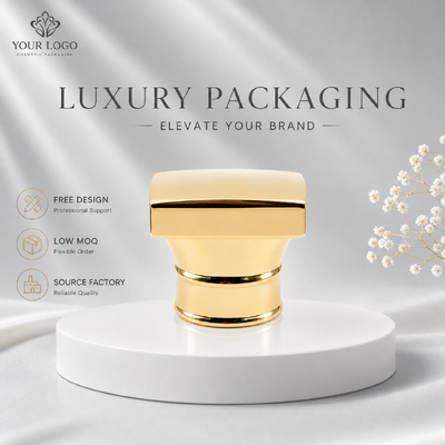 comprar Espelho Ouro Retangular Curvo cintura Anel Duplo de liga de zinco Cap Perfume Custom Logotipo Metal Cap Perfume Modelo JH5039 Para Luxo Designer Vazio Vidro Perfume Embalagem Cosmética Fabricação em linha