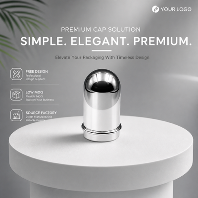 comprar Espelho Cúpula de prata Top de liga de zinco Cap Perfume Custom cilindro redondo de metal frasco de fragrância tampa para luxo frasco de vidro de perfume Fabricação em linha
