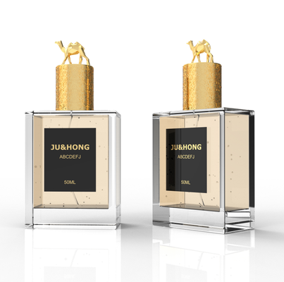 comprar Luxo 3D Camel Zamac Cap Perfume Gold Plated Decorative Bottle Cover Fabricação em linha